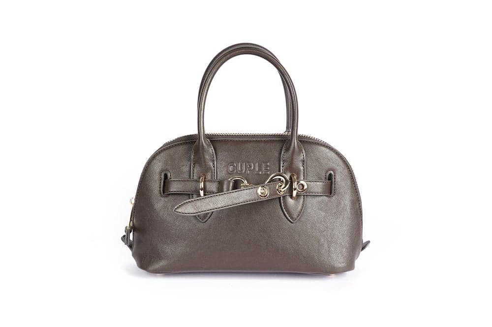 Cuple Chic Faux Leather Satchel - Elegance in Hand - Image 1