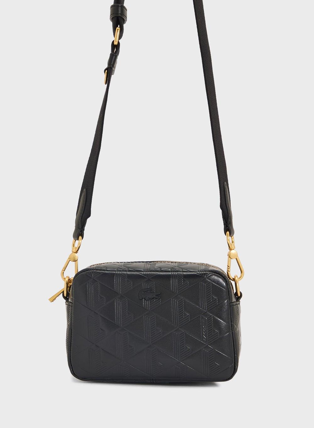 LACOSTE Maheki Crossbody Bag - Chic Utility in Leather - Image 1