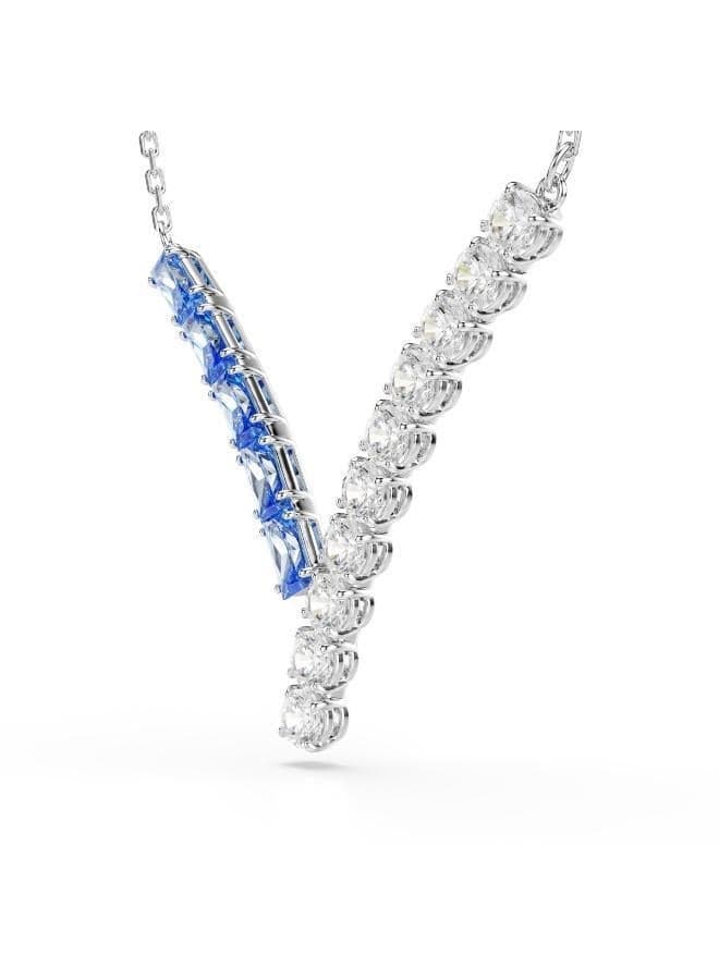 SWAROVSKI Matrix Elegance - Rhodium-Plated Short Necklace - Image 1