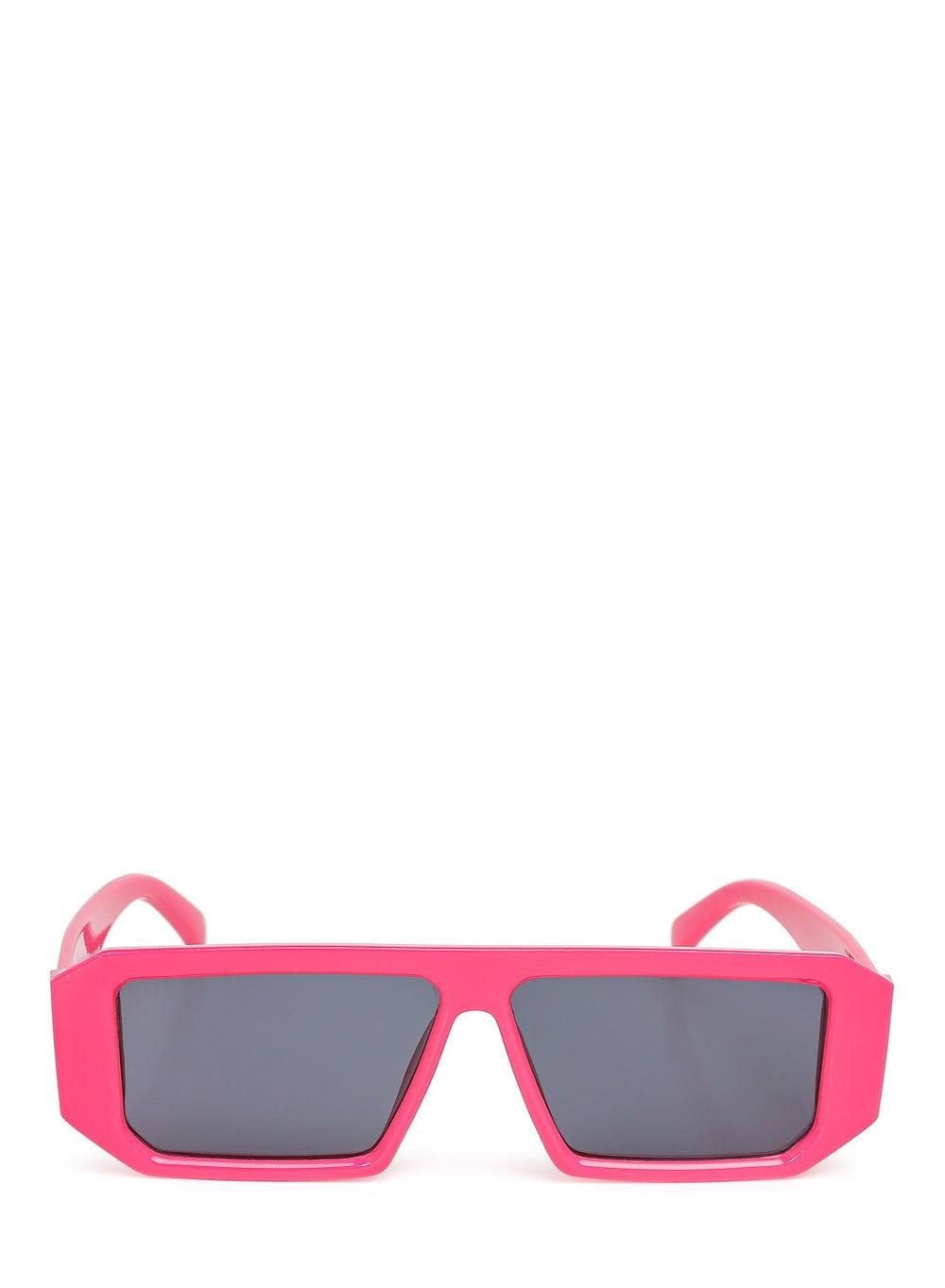 London Rag Rose Red Chic Rectangular Sunglasses RG2021 - Image 1