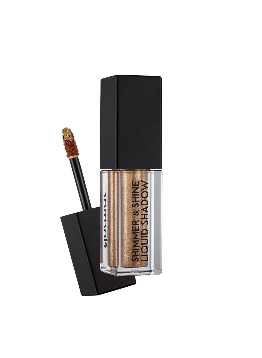 Flormar Shimmer & Shine 03 Ambitious Gold Liquid Eyeshadow - Image 1