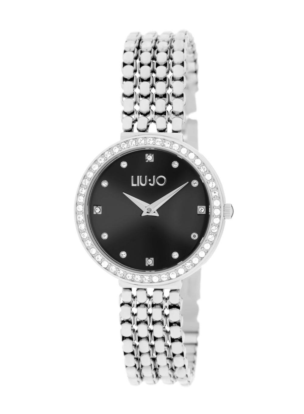 Liu Jo Chains Clear Black Elegance Watch TLJ2197 for Women - Image 1