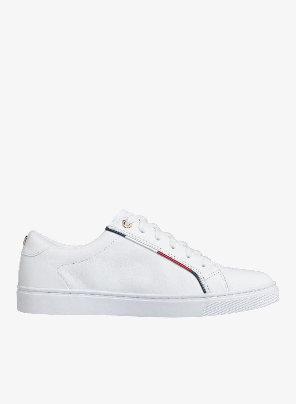 Tommy Hilfiger Signature White Low-Top Sneakers - Image 1