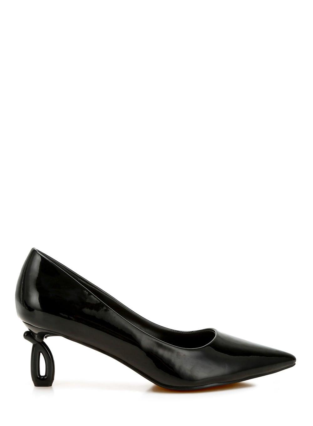 Elegant SH5217 Fantasy Black Heel Pumps - Image 1