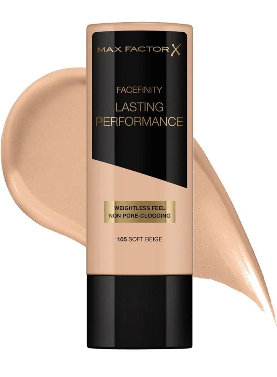 SilkTouch Foundation 105 - Soft Beige, 35ml - Long Wear - Image 1