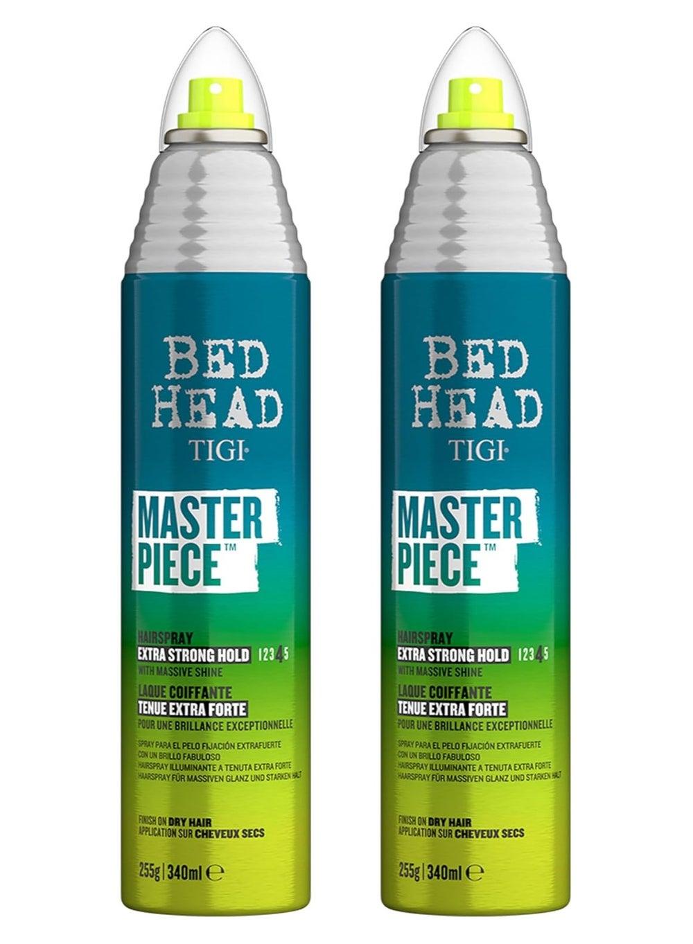 Masterpiece Extra Strong Shine Hairspray - Twin Pack - Image 1