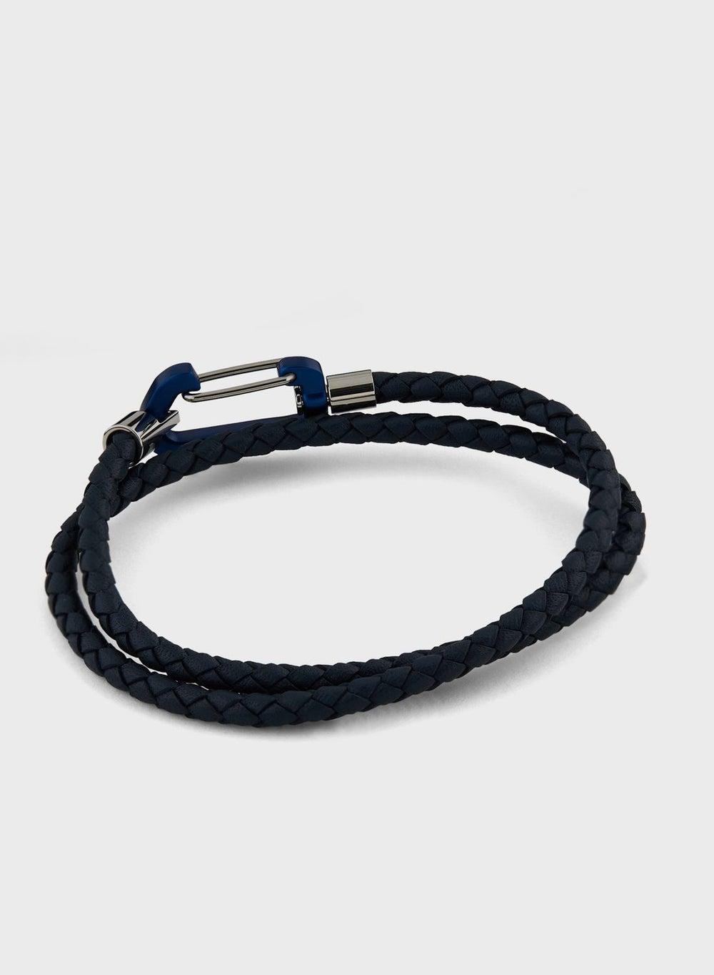 LACOSTE Leather Matt Bracelet for Stylish Men - Image 1