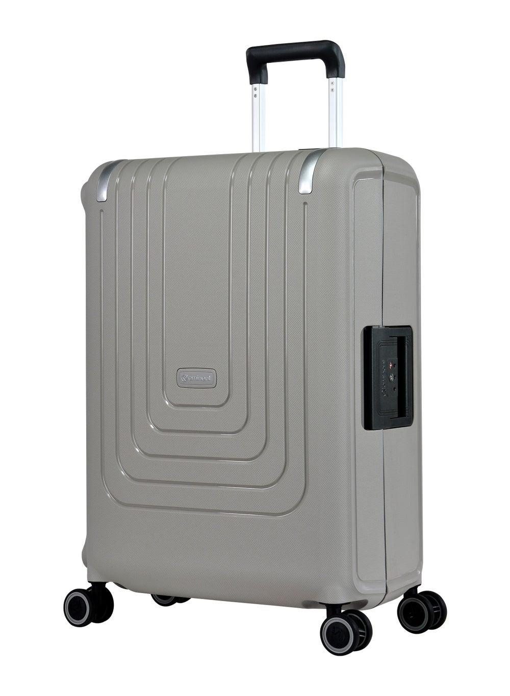 Eminent Grey Vertica B0006: Sleek Polypropylene Suitcase - Image 1