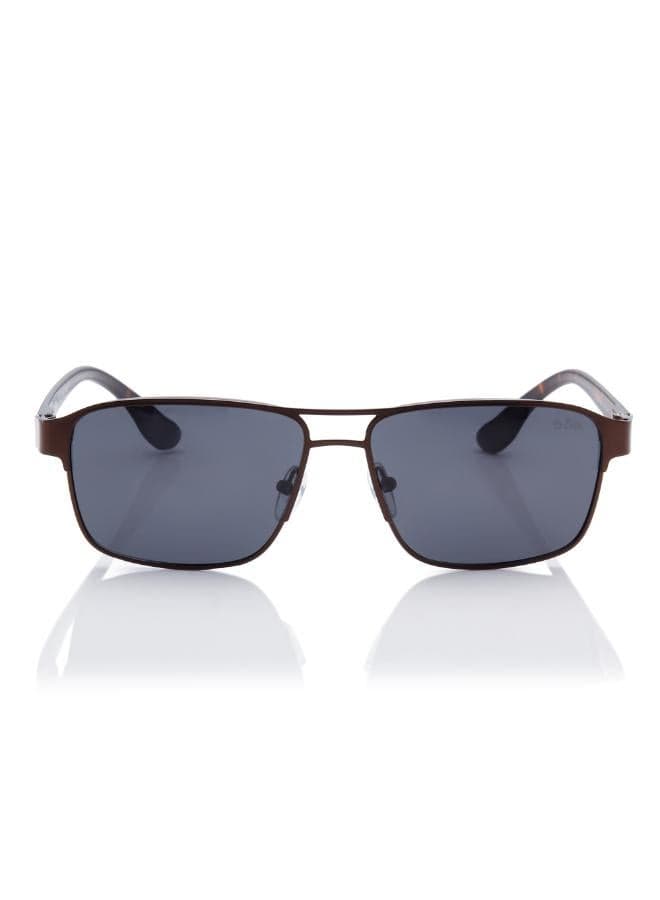 Lee Cooper LC1214C03 Men's Matte Brown Polarized Sunglasses - Image 1