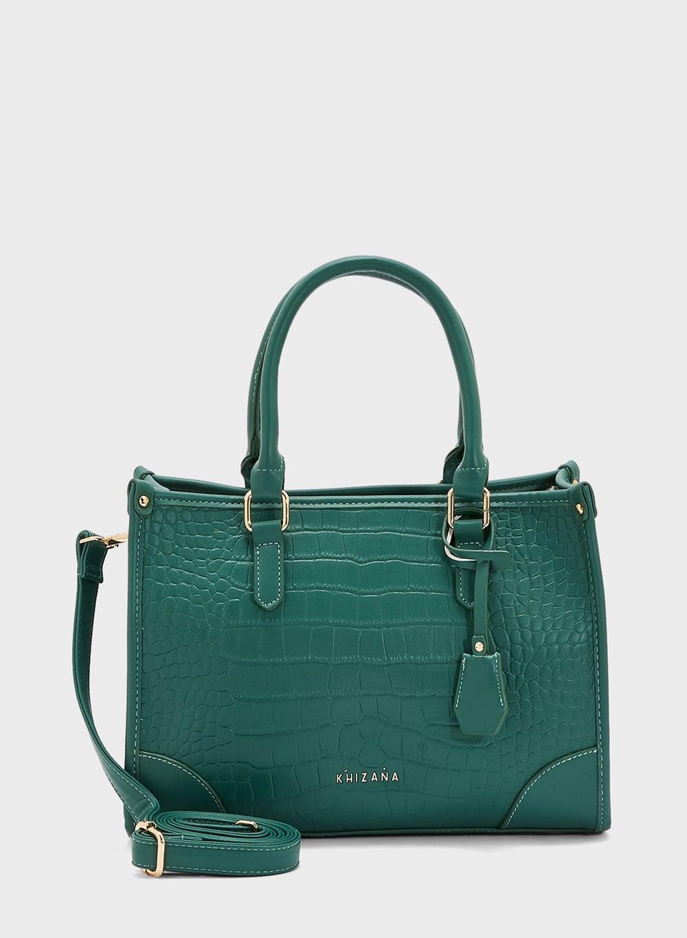 Elegant Khizana Croc Tote - A Must-Have for Every Woman - Image 1