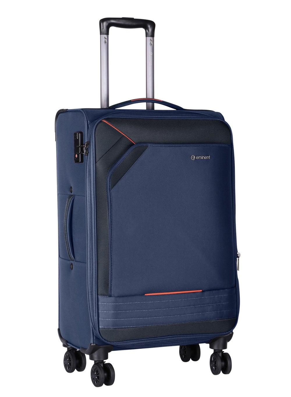 Eminent E777SZ 24-Inch Navy Blue Expandable Trolley with TSA Lock - Image 1