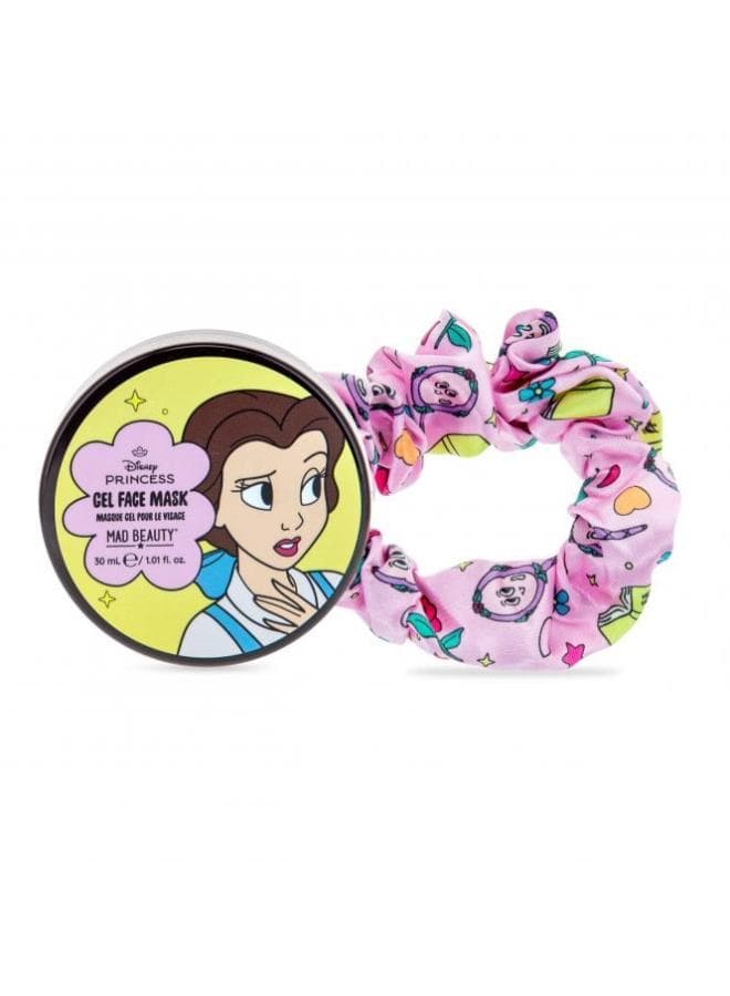Belle Gel Face Mask & Scrunchie Set - Disney Princess Expressions - Image 1