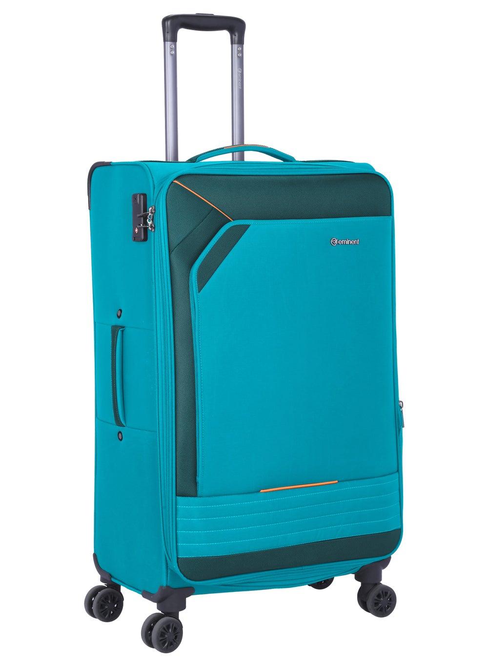Eminent E777SZ 24-Inch Green Expandable Soft Luggage with TSA Lock - Image 1