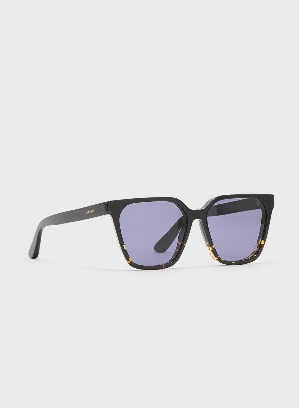 CALVIN KLEIN Elegant Rectangular Women's Sunglasses - Image 1