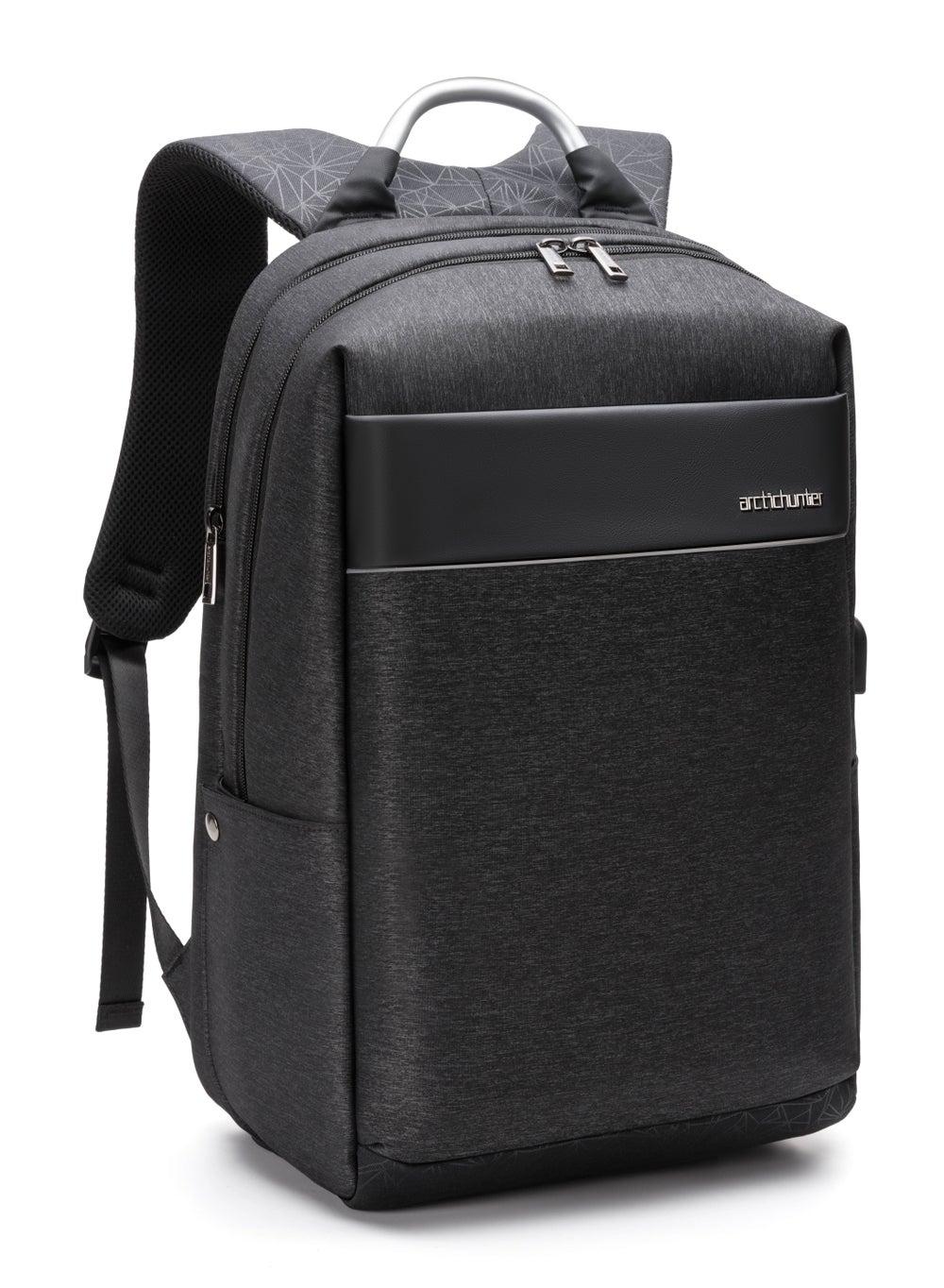 ARCTIC HUNTER B00218 Slim Laptop Backpack with USB Charger - Image 1