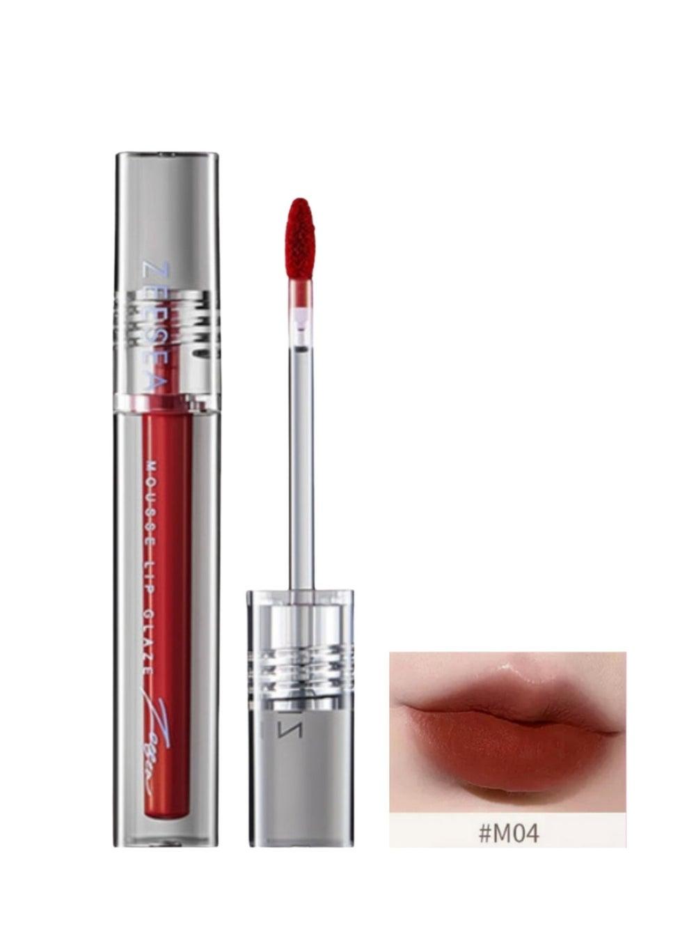 ZEESEA Mousse Lip Glaze 04: Luxurious Matte Elegance - Image 1