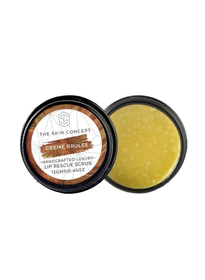 Creme Brulee Lip Rescue Scrub by The Skin Concept - Handcrafted - Image 1