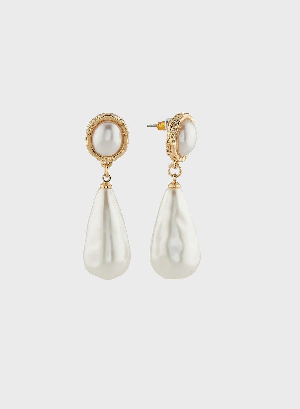 Ella Limited Edition Pearl Elegance Drop Earrings - Image 1