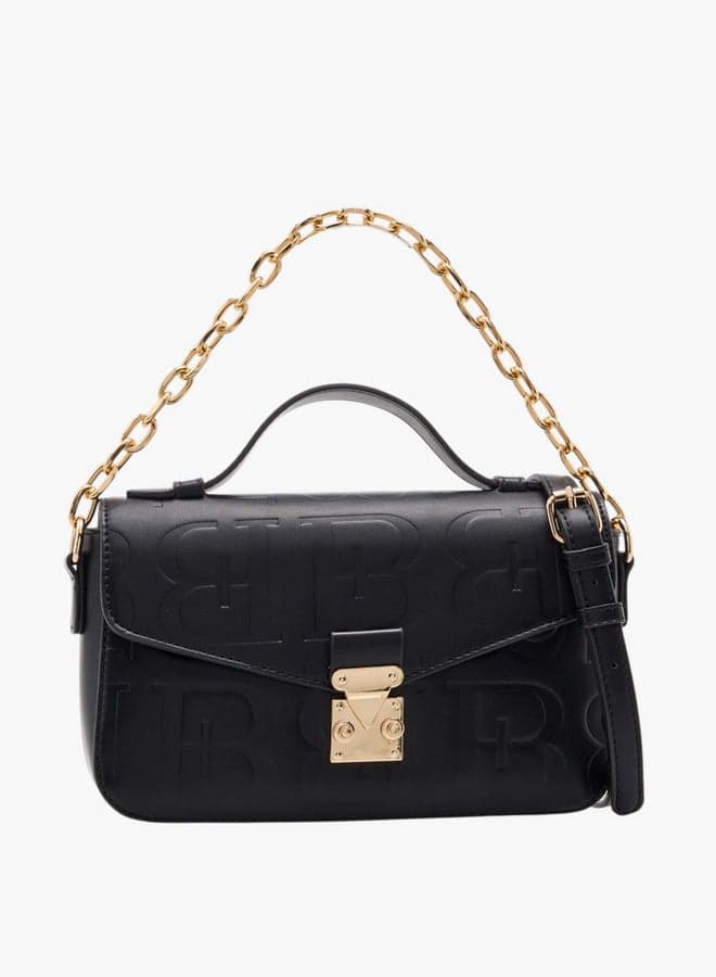 Flora Bella Monogram Print Crossbody Elegance for Women - Image 1