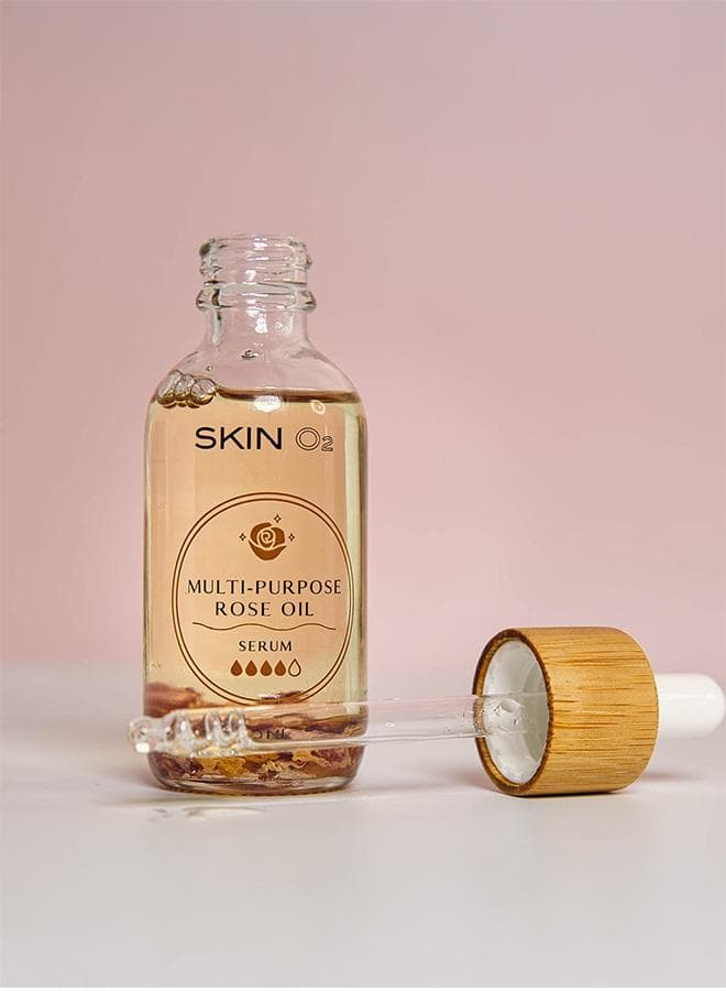 SKIN O2 Multi-Purpose Rose Oil Serum - Luxurious Skincare - Image 1