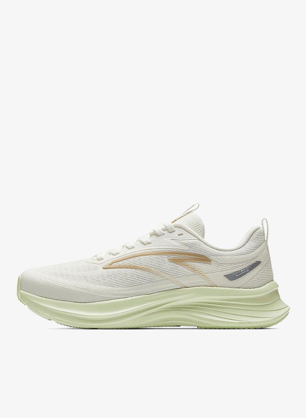 HAPPY PATH Women's Chic White/Wood Running Shoes - Image 1