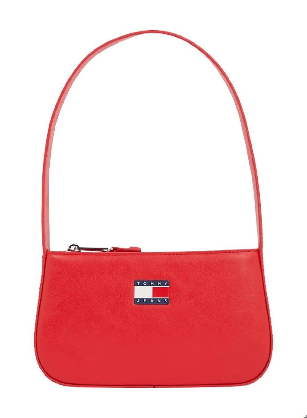 TOMMY JEANS Red Hot Women's Faux Leather Shoulder Bag - Image 1