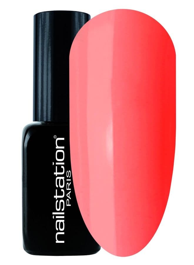 Nailstation Opaque Glossy Gel Polish - Radiant Orange - Image 1