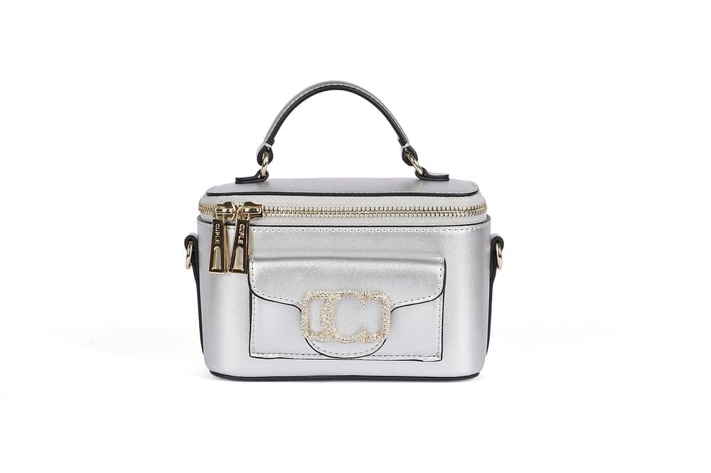 Cuple Elegance: Women's Box Shaped Crossbody Handbag - Image 1