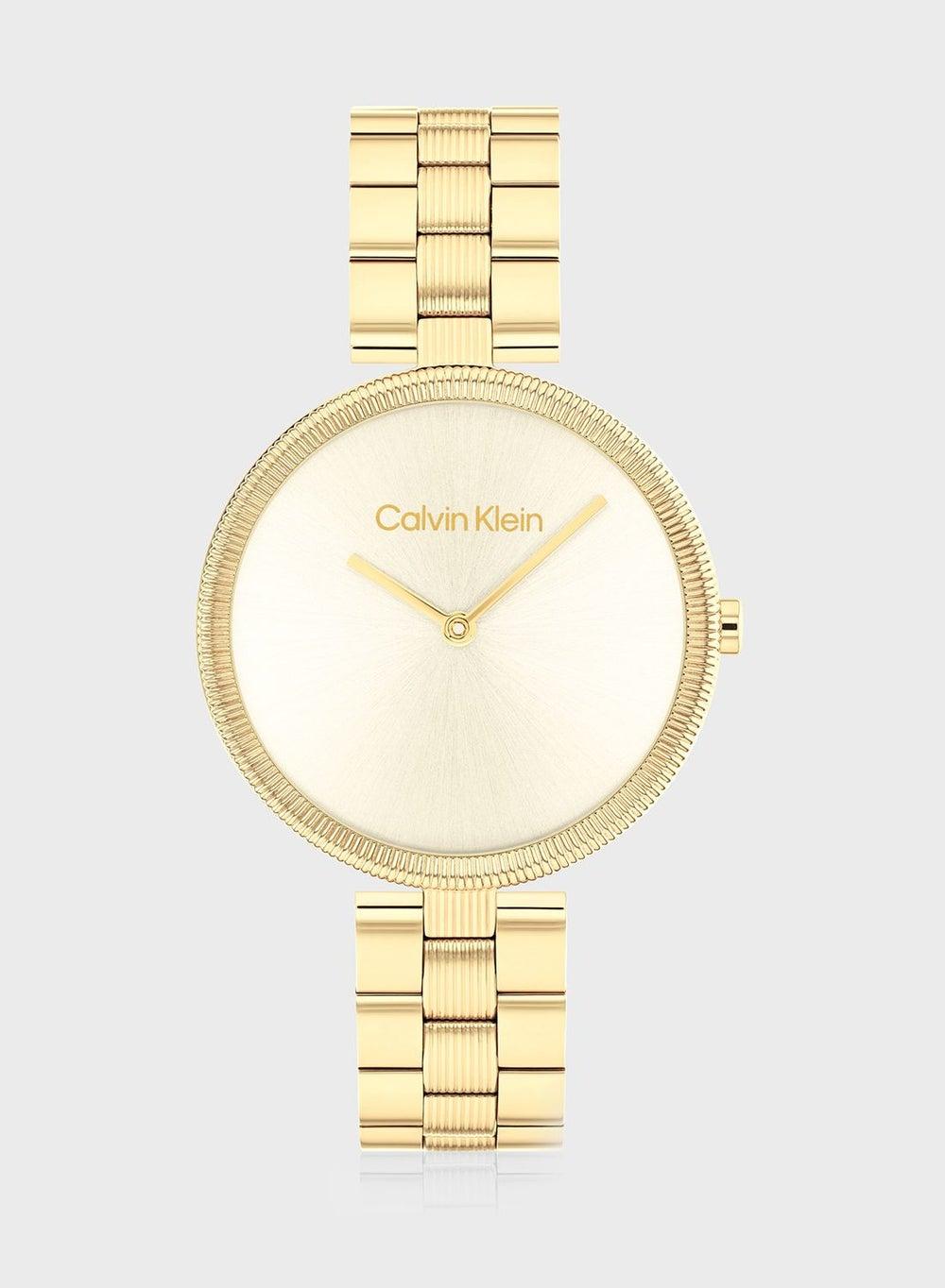 CALVIN KLEIN Elegant Analog Watch for Women with Steel Strap - Image 1
