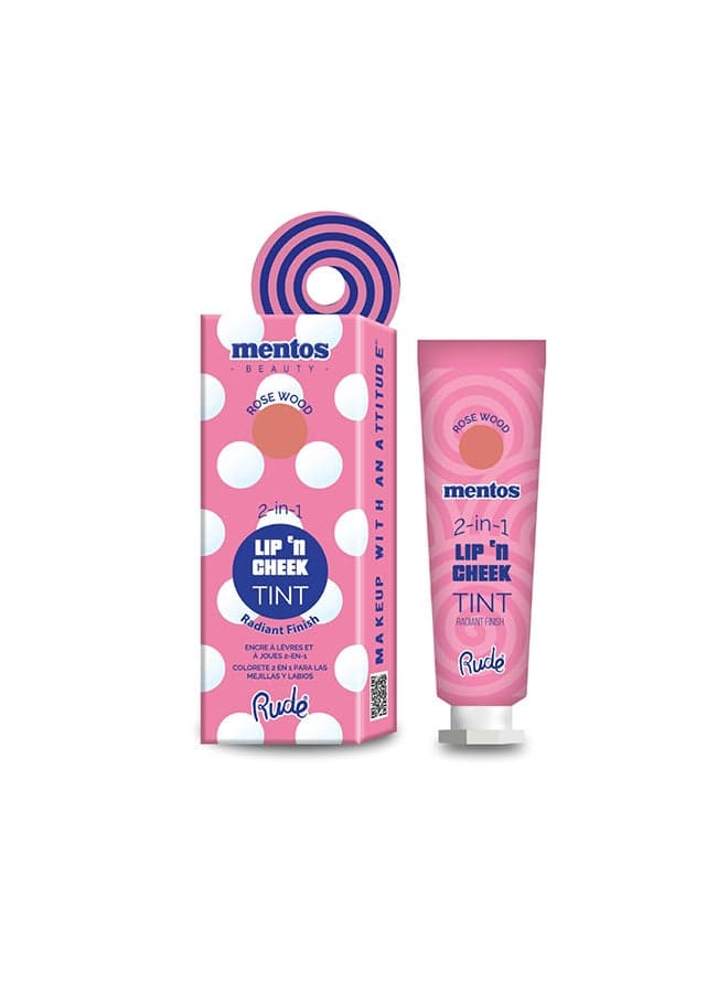 Mentos 2 In 1 Lip'N Cheek Tint - Rose Wood - Image 1