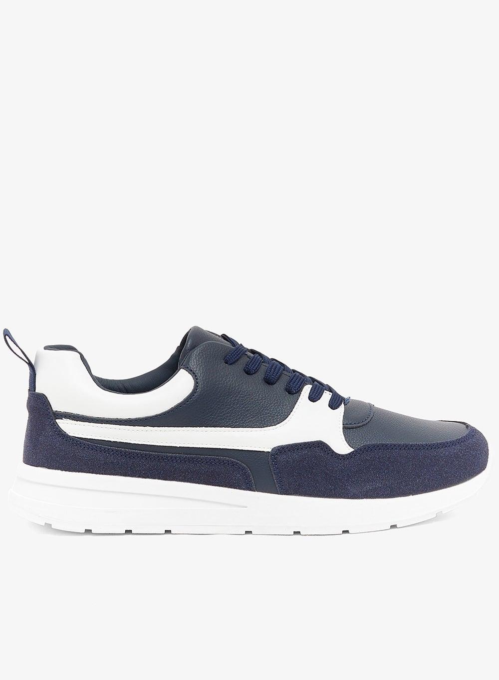 Navy Low-Top Casual Sneakers W888 767 - Image 1