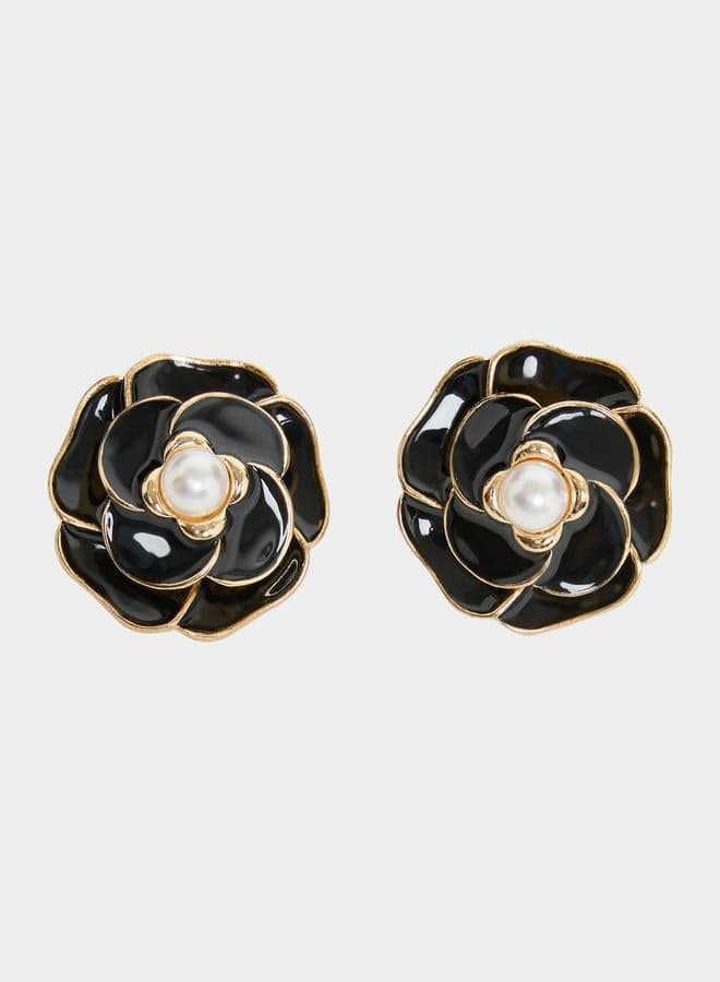 Styli Metal Floral Earrings - Elegance for Every Occasion - Image 1