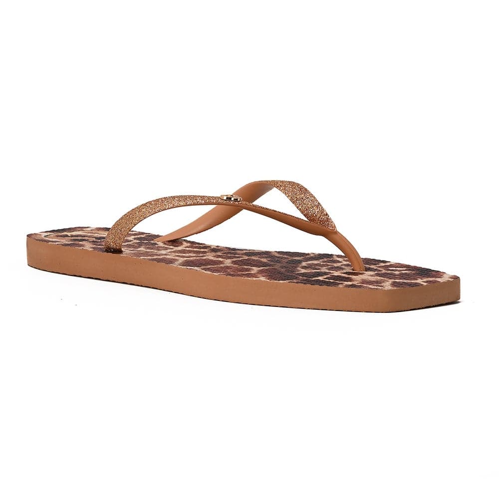 CS Tan Printed Flip-Flop - Elegance Meets Comfort - Image 1