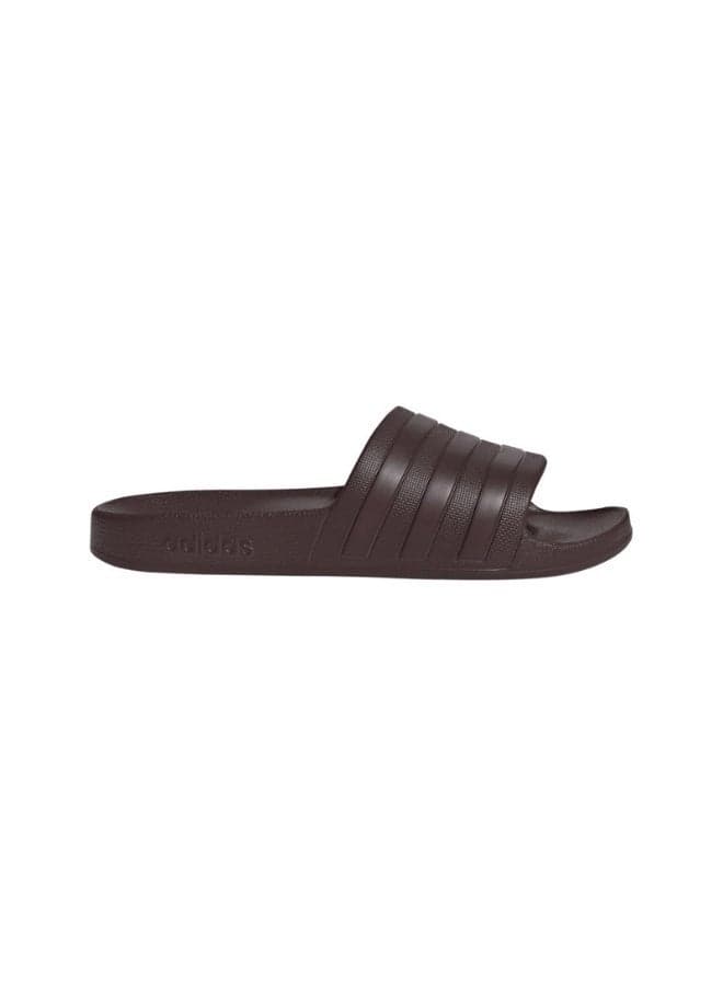 Adilette Aqua AURRUB Burgundy Slides: Leisure Redefined - Image 1