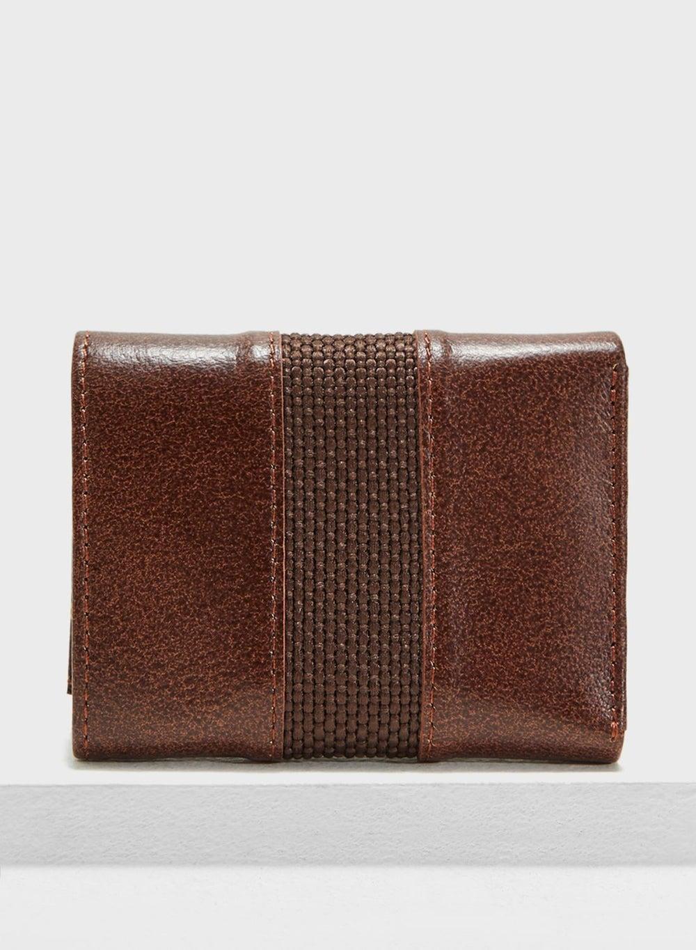 Robert Wood Tri-Fold Men's Leather Wallet with Style - Image 1