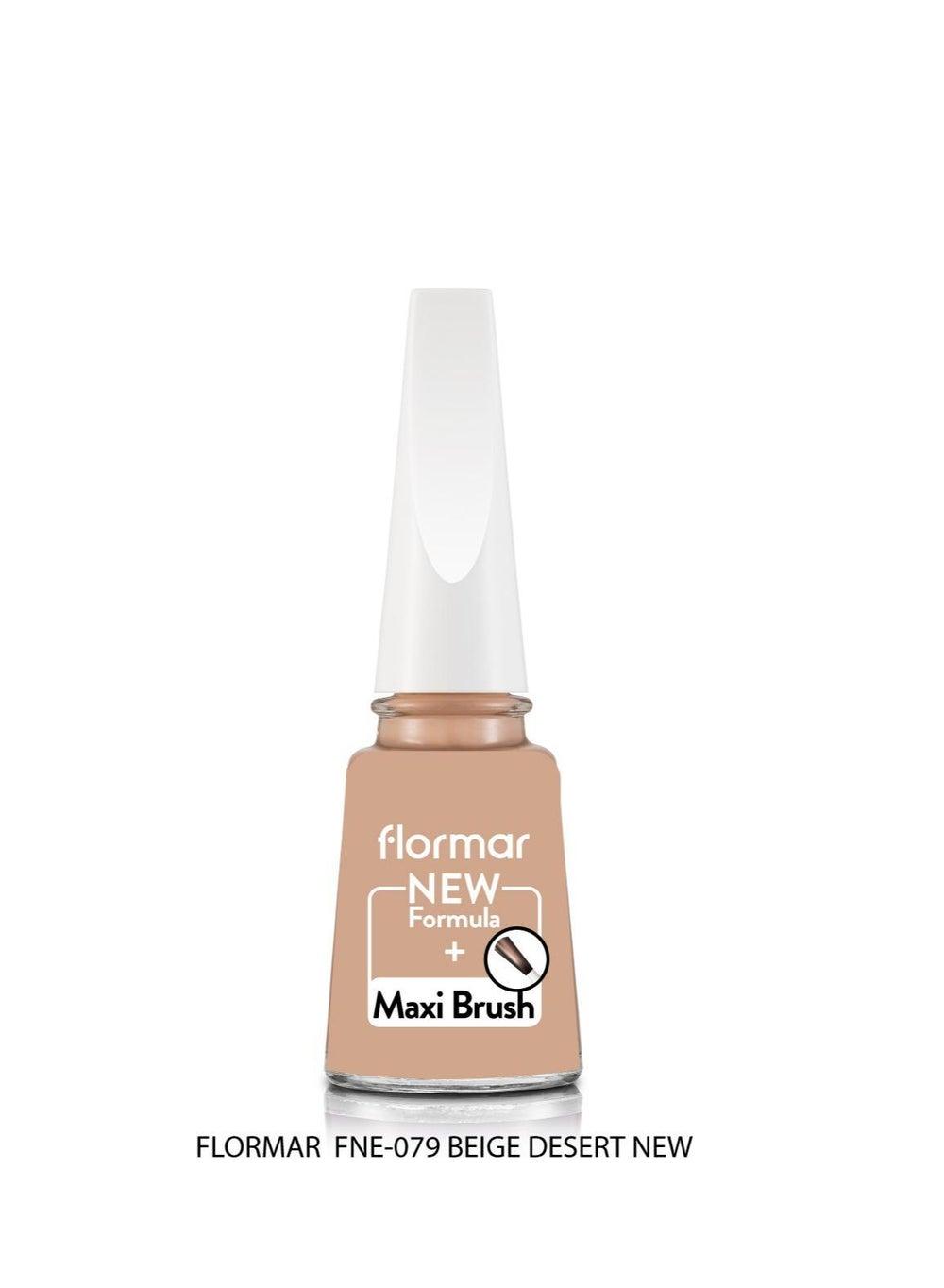 Flormar Classic Nail Enamel 079 Beige Desert: Lustrous Finish - Image 1