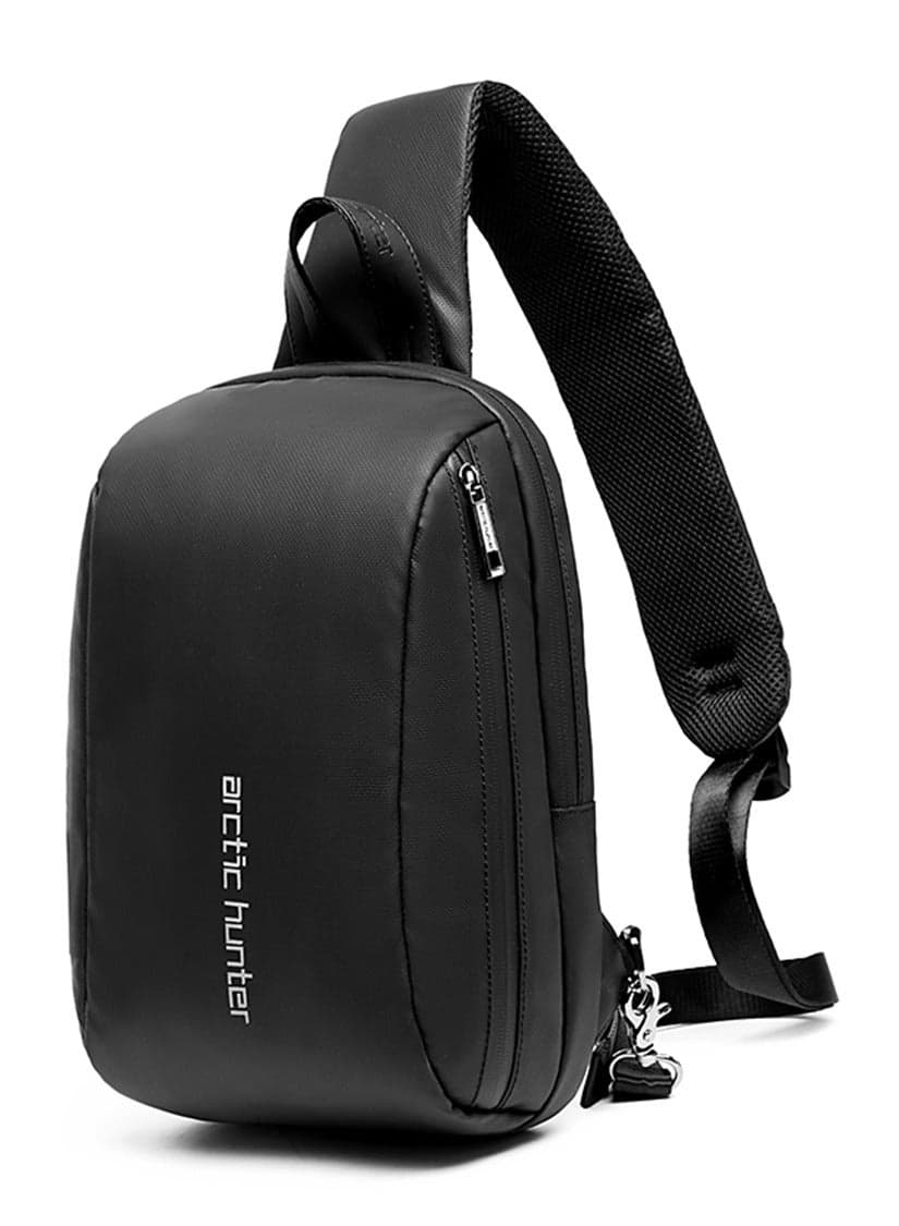 ARCTIC HUNTER XB00081: Elite Water-Resistant Sling Bag with USB - Image 1