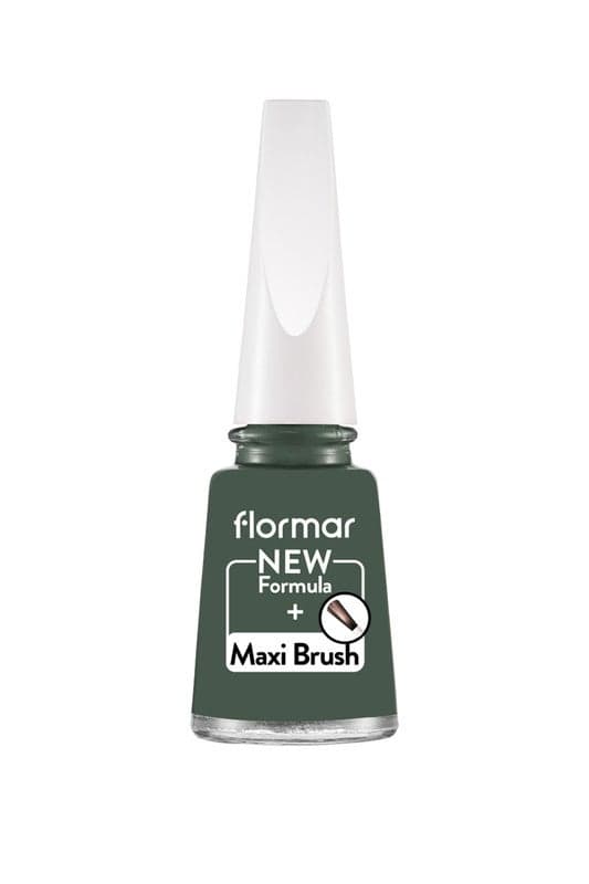 Flormar 453 Khaki Green Nail Enamel - Elegance at Your Fingertips - Image 1