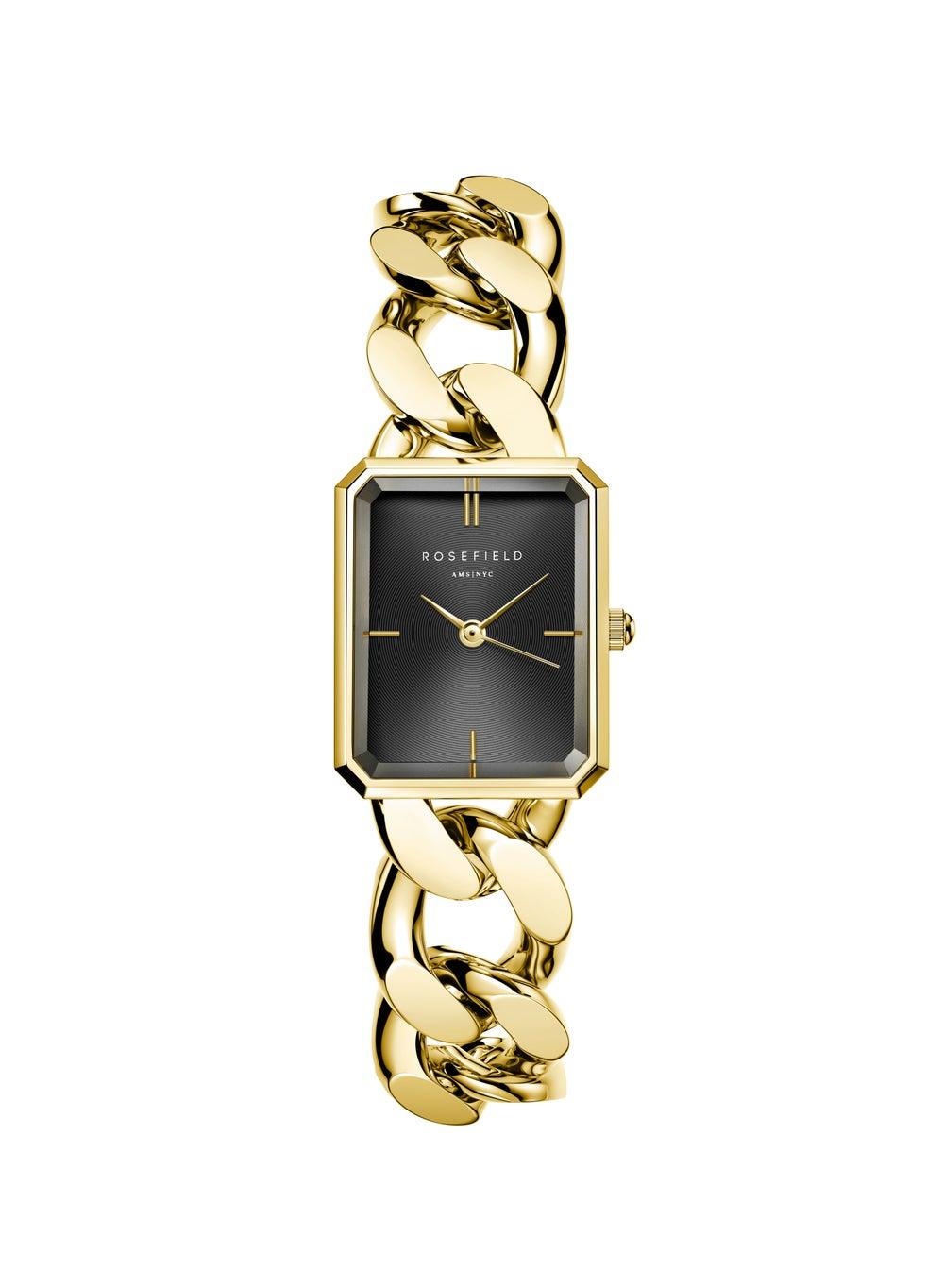 RoseField Studio Octagon XS Black Gold Watch - SBGSG-O57 - Image 1