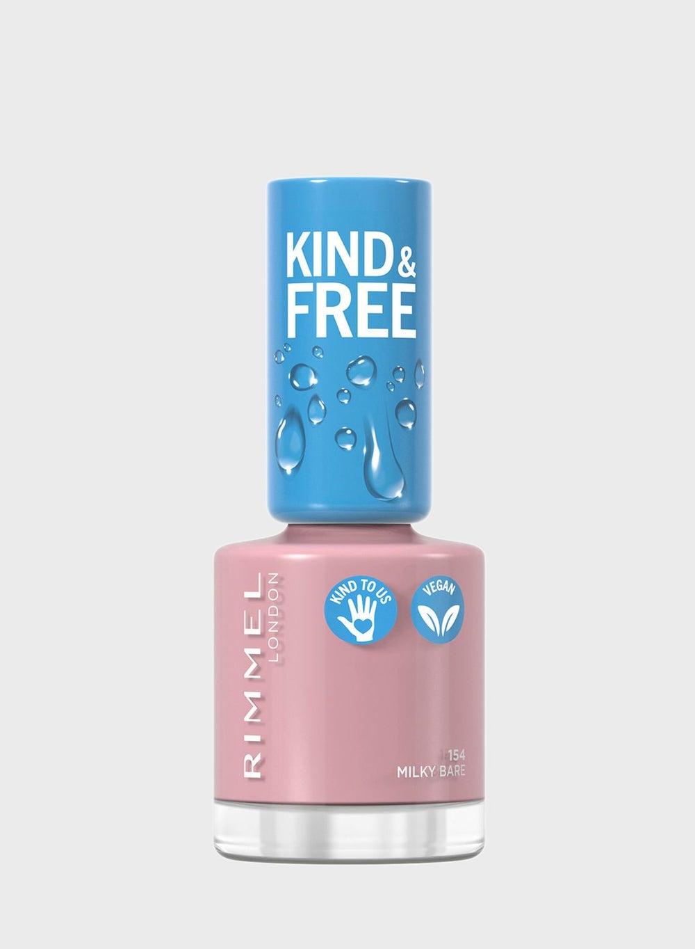 Rimmel Kind & Free Milky Bare Nail Polish – 154, 8ml - Image 1