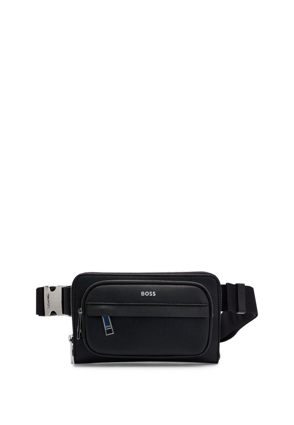 BOSS Men’s Structured Elegance Crossbody Bag - Image 1