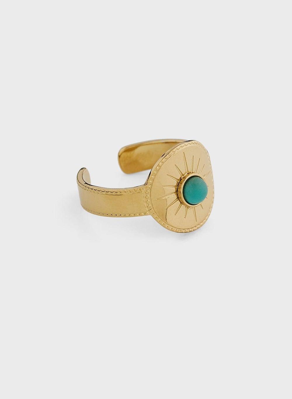 KYRA TURQUOISE SUN RING - Lady Mauve Edition for Men - Image 1