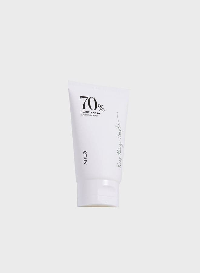 Heartleaf 70% Soothing Cream 100Ml for Radiant Skin - Image 1