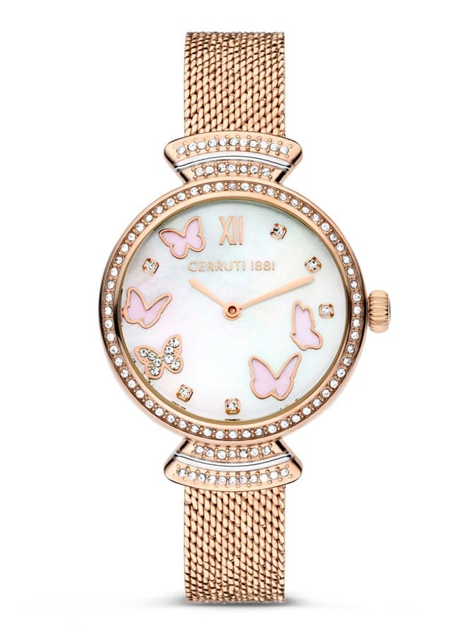 CERRUTI 1881 Cerrisi 31mm Quartz Watch - Rose Gold Elegance - Image 1