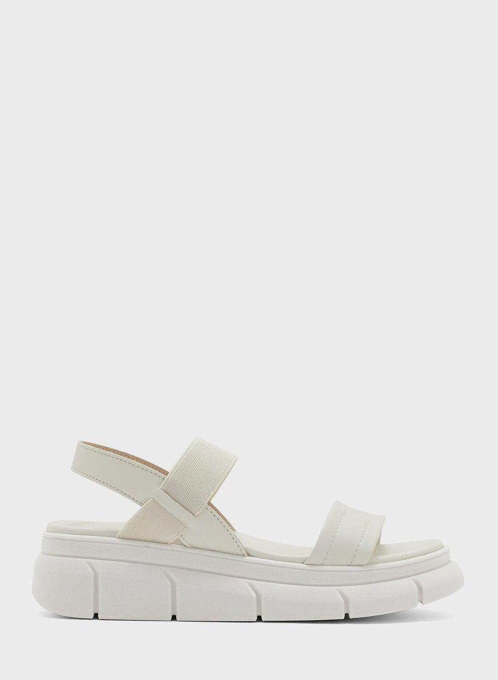 Marina Ankle Strap Elegance - Chic Wedge Sandals - Image 1