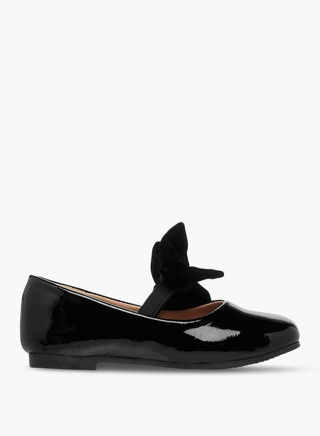 Chic Bs166 240066 Bow Ballerina Shoes for Girls - Image 1