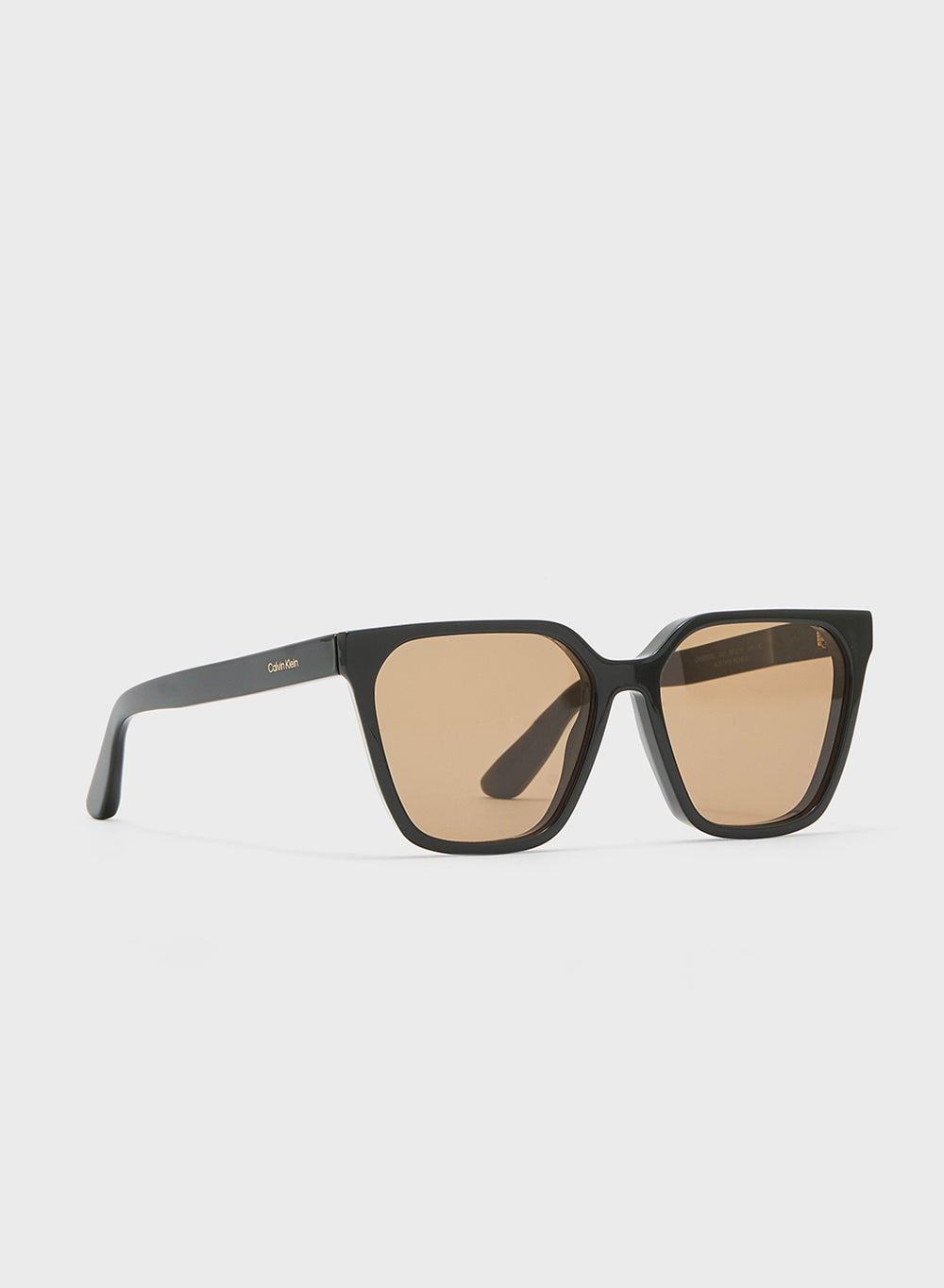 CALVIN KLEIN Elegant Women's Modified Rectangle Sunglasses - Image 1