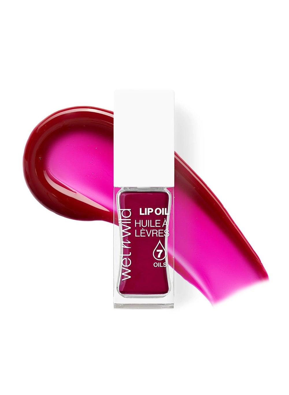 Merlot Glass Lip Oil: Luminous Color & Shine - Image 1