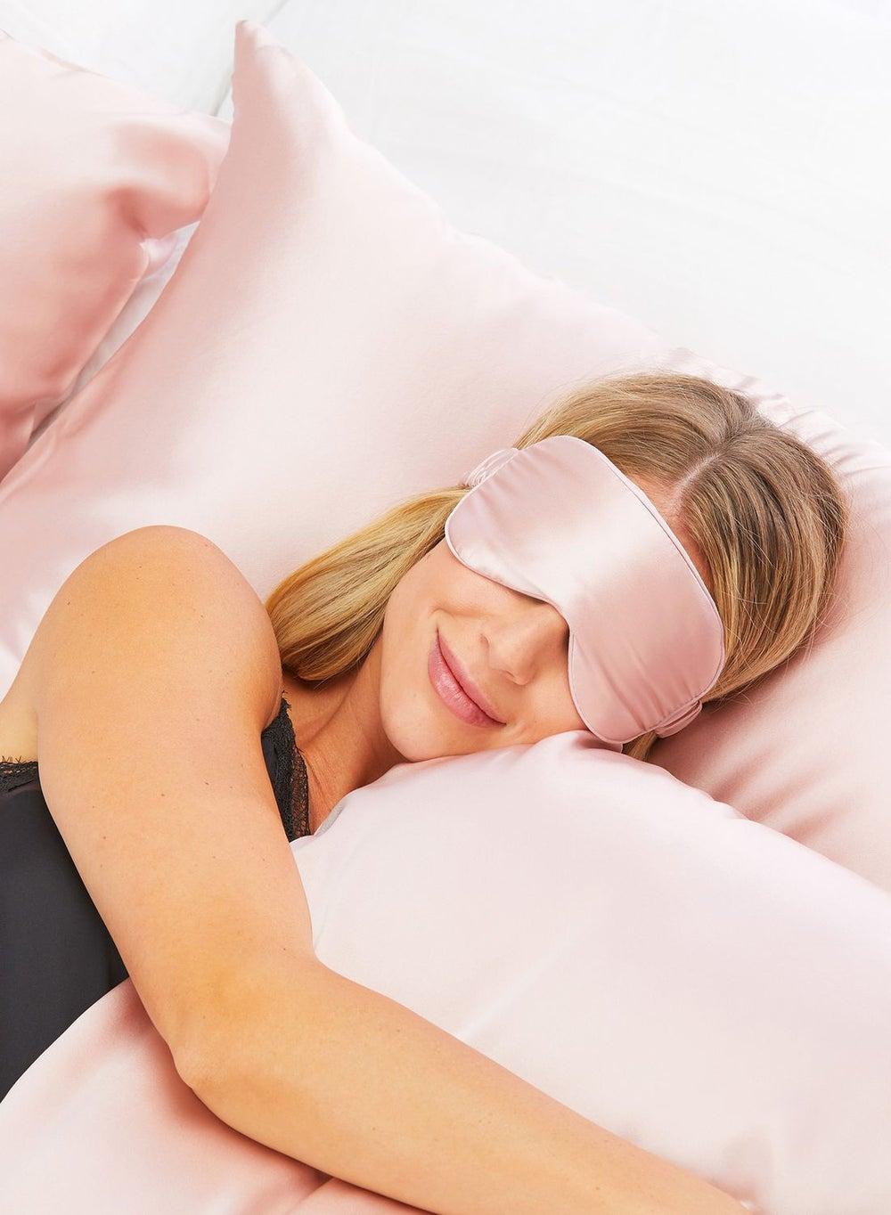 Silversilk Sleep Mask - Rose: Anti-Aging Elegance - Image 1