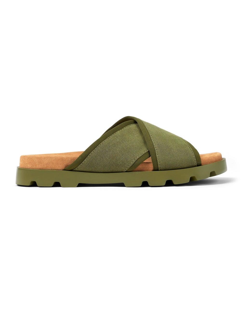 Brutus Green Slide: Urban Elegance Meets Sustainable Comfort - Image 1